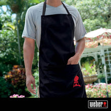 Weber black BBQ apron durable adjustable grilling apron