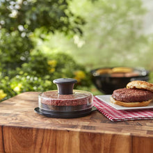 Weber burger press for making perfectly shaped homemade burgers