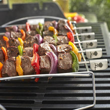 Weber kebab set with 5 stainless steel skewers for BBQ and grilling