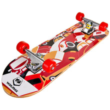 Winmax kids skateboard combo set red with safety gear for beginners