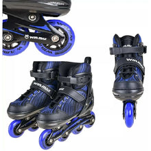 Winmax KINETIK kids inline skate combo set blue with safety gear