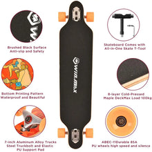 Winmax MAYA long skateboard with premium deck and stable wheels