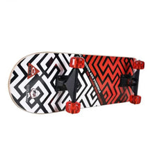 Winmax MAZE-RD skateboard with durable deck and red design
