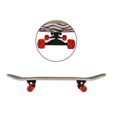 Winmax MAZE-RD skateboard with durable deck and red design