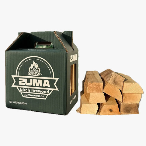 Zuma Birch Firewood clean burning logs for BBQ and camping