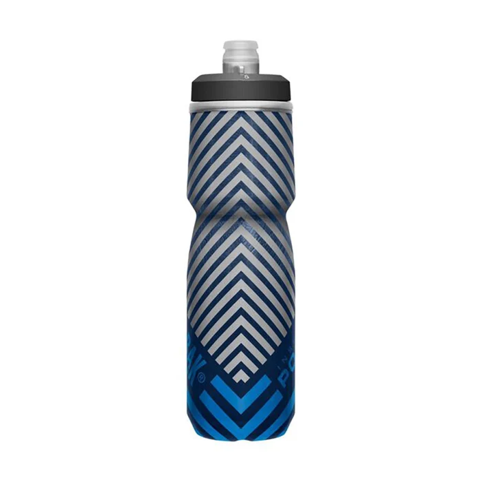 Podium® Chill™ Outdoor 24oz Bike Bottle Navy Stripe - Image 4