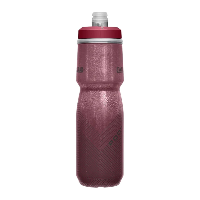 Podium® Chill™ 24oz Bike Bottle, Burgundy Perforated - Image 4