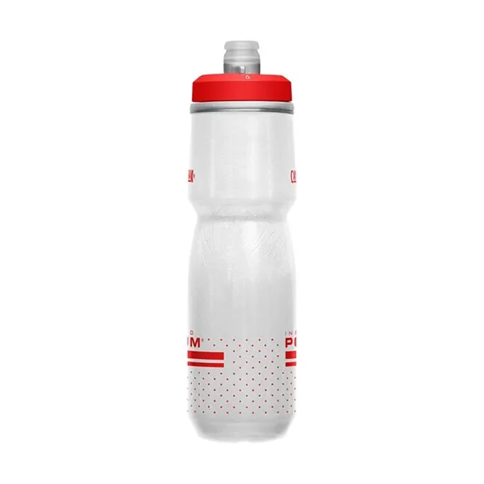 Podium® Chill™ 24oz Bike Bottle, Fiery Red/White - Image 2