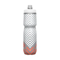 Podium® Chill™ Outdoor 24oz Bike Bottle Coral Stripe - Image 4