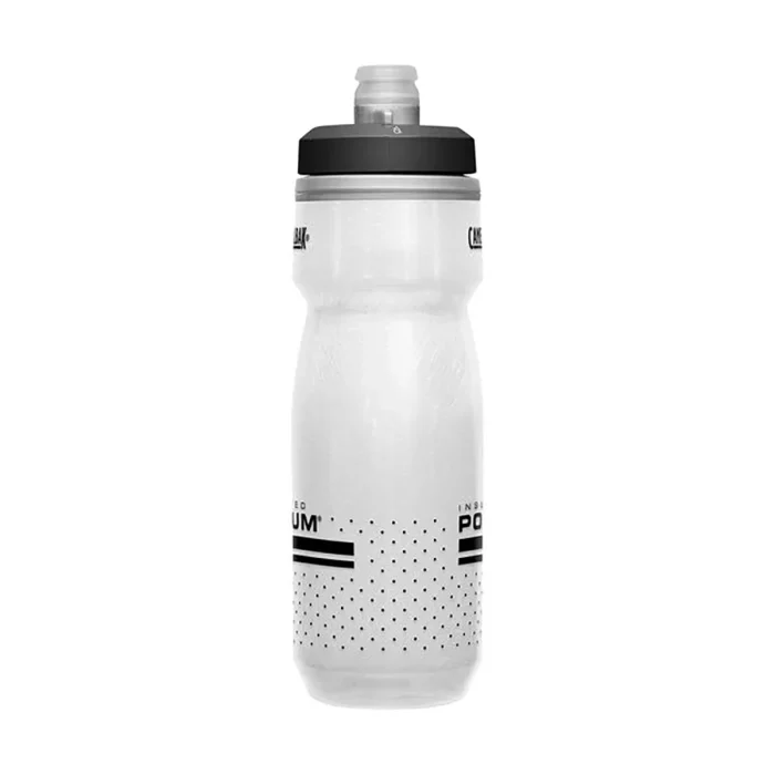 Podium® Chill™ 21oz Bike Bottle, White/Black - Image 2