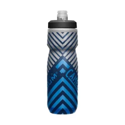Podium® Chill™ Outdoor 21oz Bike Bottle, Navy Stripe - Image 2
