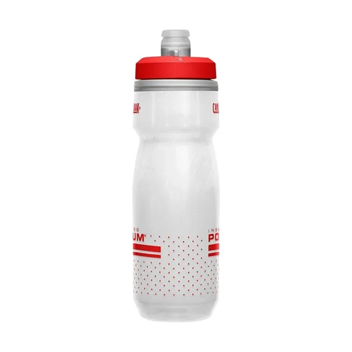 Podium® Chill™ 21oz Bike Bottle, Fiery Red/White - Image 2