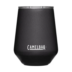 Horizon 12 oz Wine Tumbler, Insulated Stainless Steel, Black