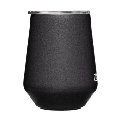 Horizon 12 oz Wine Tumbler, Insulated Stainless Steel, Black - Image 3