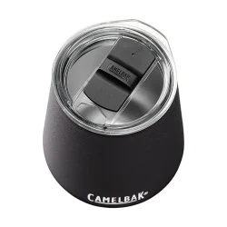 Horizon 12 oz Wine Tumbler, Insulated Stainless Steel, Black - Image 2
