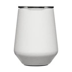 Horizon 12 oz Wine Tumbler, Insulated Stainless Steel, White - Image 4