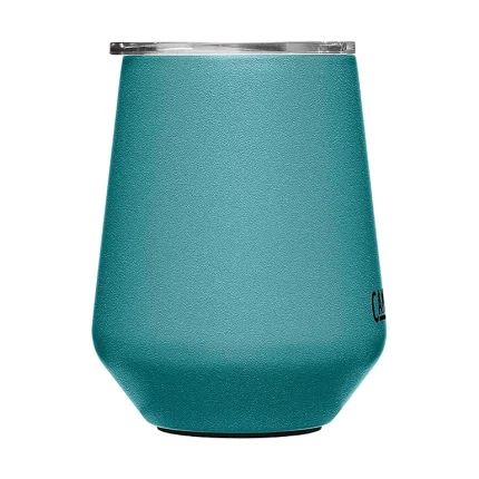 Horizon 12 oz Wine Tumbler, Insulated Stainless Steel, Lagoon