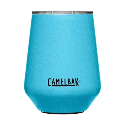 Horizon 12 oz Wine Tumbler, Insulated Stainless Steel, Nordic Blue