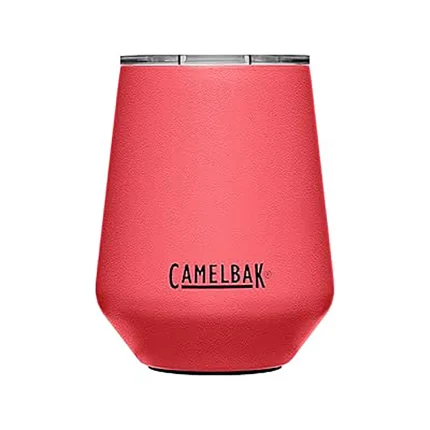 Horizon 12 oz Wine Tumbler, Insulated Stainless Steel, Wild Strawberry