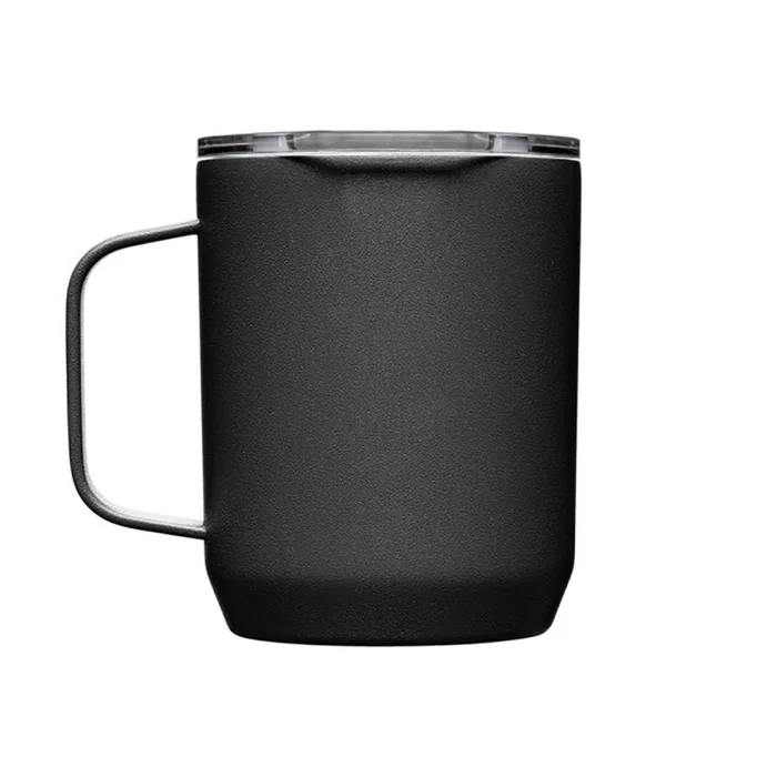 Horizon 12 oz Camp Mug, Insulated Stainless Steel, Black - Image 4