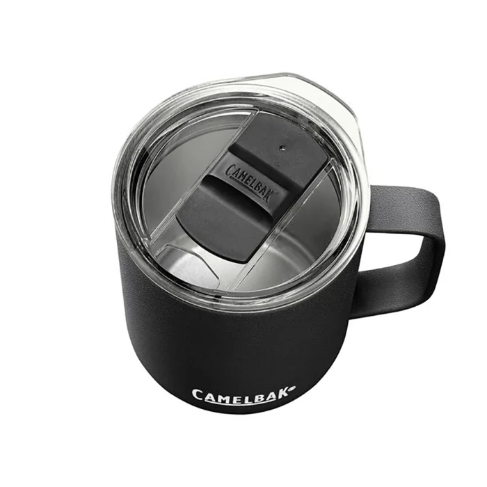 Horizon 12 oz Camp Mug, Insulated Stainless Steel, Black - Image 2
