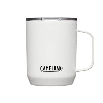 Horizon 12 oz Camp Mug, Insulated Stainless Steel, White