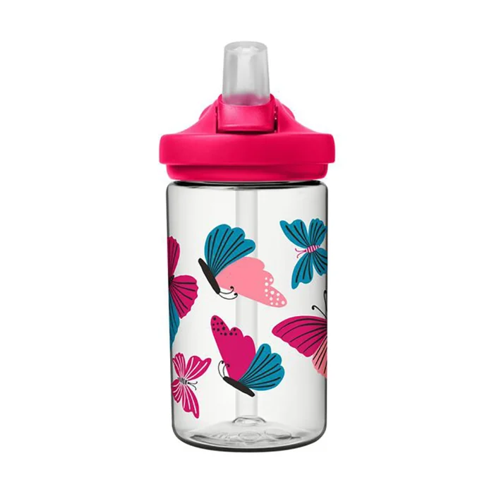 Eddy®+ Kids 14oz Bottle, Color block Butterflies - Image 2