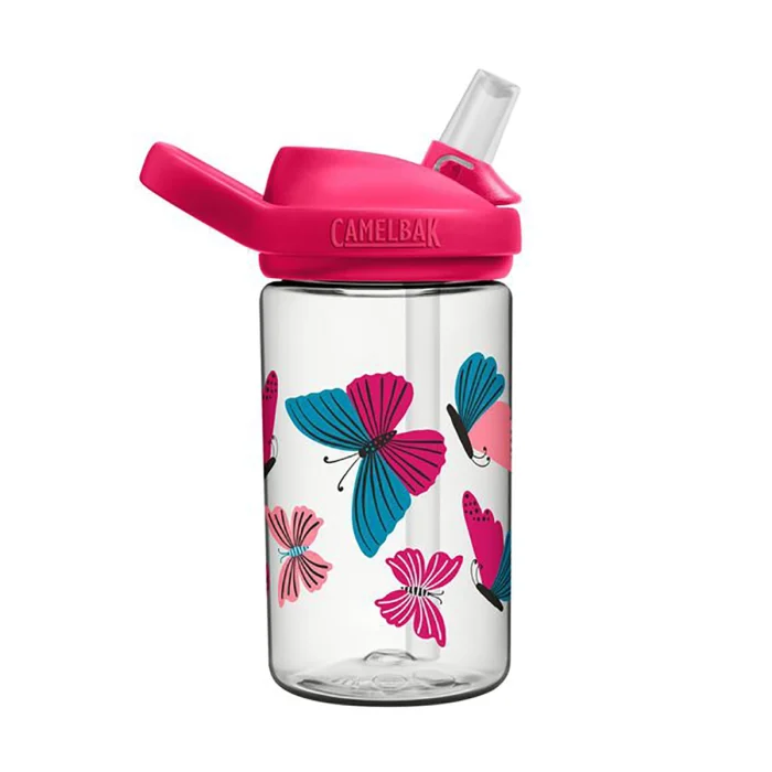 Eddy®+ Kids 14oz Bottle, Color block Butterflies - Image 3