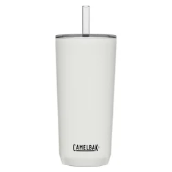 Horizon 20oz Straw Tumbler, Insulated Stainless Steel, White