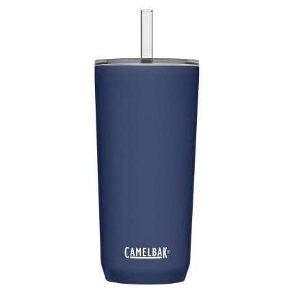 Horizon 20oz Straw Tumbler, Insulated Stainless Steel, Navy