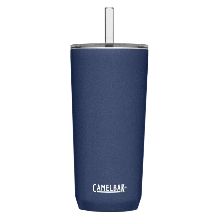 Horizon 20oz Straw Tumbler, Insulated Stainless Steel, Navy