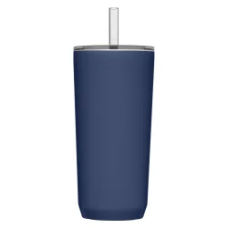 Horizon 20oz Straw Tumbler, Insulated Stainless Steel, Navy - Image 3