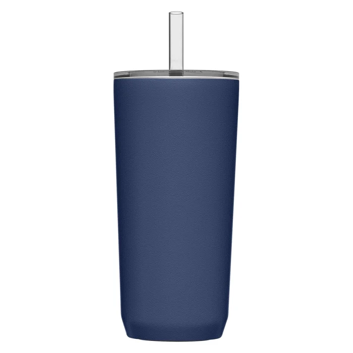 Horizon 20oz Straw Tumbler, Insulated Stainless Steel, Navy - Image 3