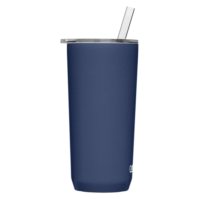 Horizon 20oz Straw Tumbler, Insulated Stainless Steel, Navy - Image 4