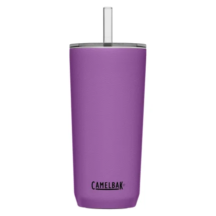 Horizon 20oz Straw Tumbler, Insulated Stainless Steel, Magenta