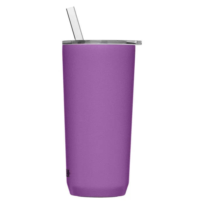 Horizon 20oz Straw Tumbler, Insulated Stainless Steel, Magenta - Image 2