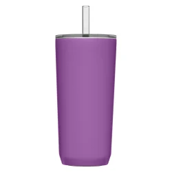 Horizon 20oz Straw Tumbler, Insulated Stainless Steel, Magenta - Image 3