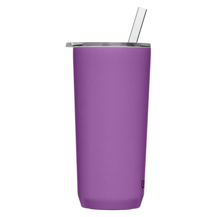 Horizon 20oz Straw Tumbler, Insulated Stainless Steel, Magenta - Image 4