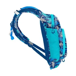 Kids' Mini M.U.L.E.® 50oz Hydration Pack with Crux® 50oz, Blue Sharks - Image 6