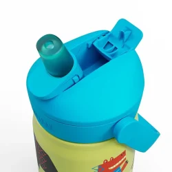 Thrive™ Flip Straw Kids 12oz Bottle, Insulated Stainless Steel, Dino Jam - Image 4