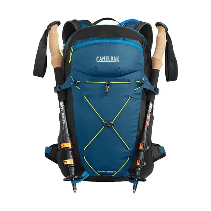 Fourteener™ 26 Hydration Hiking Pack with Crux® 100oz, Gibraltar Navy/Summer Lime - Image 6