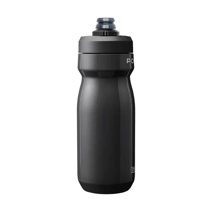 Podium® Steel 18oz Bike Bottle, Black - Image 2