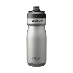 Podium® Steel 18oz Bike Bottle, Stainless