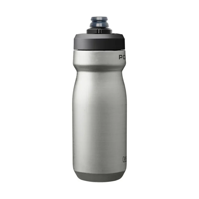 Podium® Steel 18oz Bike Bottle, Stainless - Image 2