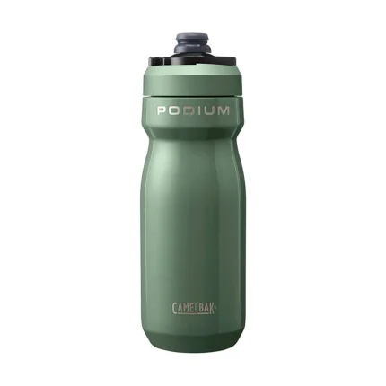 Podium® Steel 18oz Bike Bottle, Moss