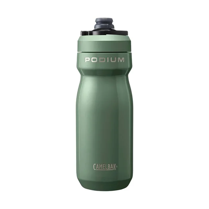 Podium® Steel 18oz Bike Bottle, Moss