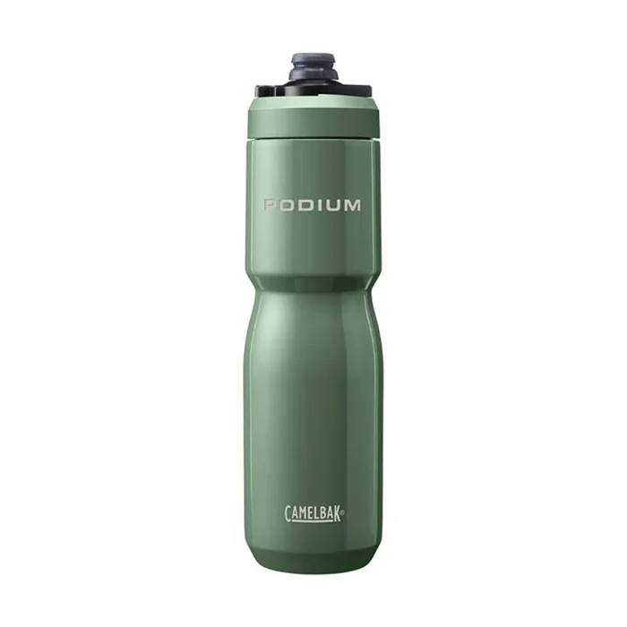 Podium® Steel 22oz Bike Bottle, Moss