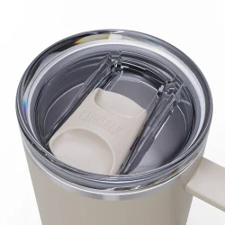 Thrive™ 32 oz Mug, Insulated Stainless Steel, Stone - Image 3
