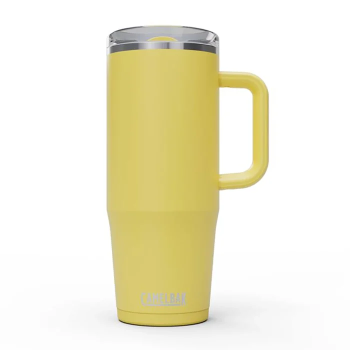 Thrive™ 32 oz Mug, Insulated Stainless Steel, Yellow Bloom