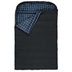 Bridger Sleeping Bag, Long,k -20F, Right Zip, Charcoal and Blue - Image 2